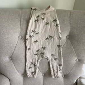 Rylee + Cru Palm Tree Jumpsuit